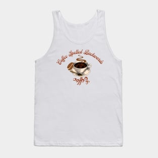 Eeffoc,Coffee Spelled Backwards Tank Top